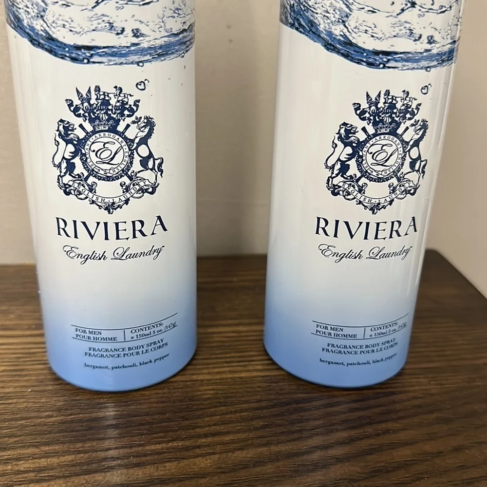 NEW Bundle of 2 English Laundry Riviera Fragrance Body Spray